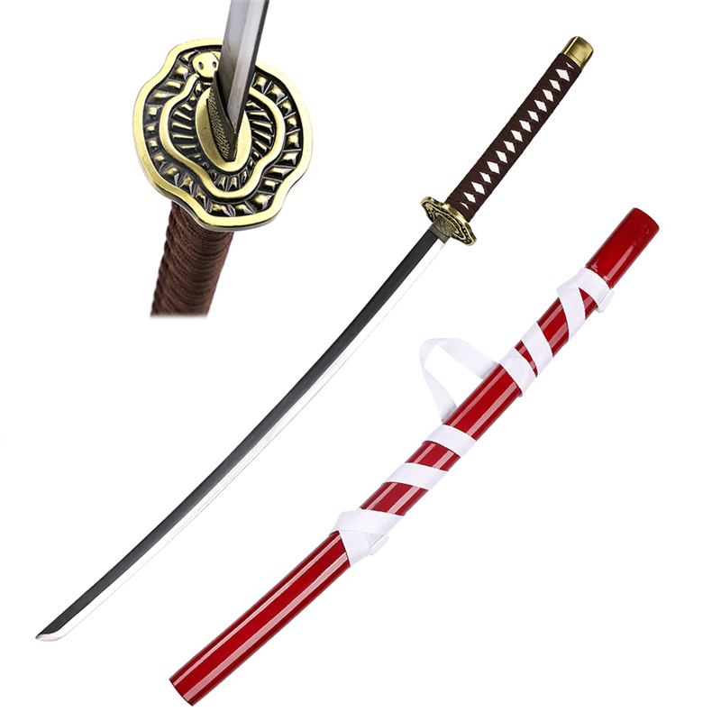 Anime Gintama Cosplay Prop Carbon Steel Katana Japanese Sword - Buy ...